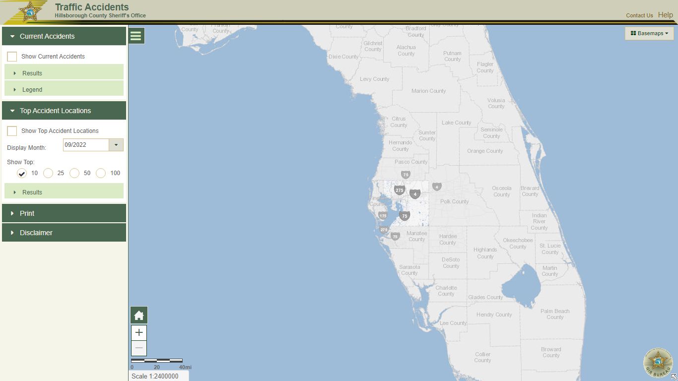 Accident Locations - Hillsborough County Sheriff's Office